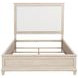 Pembroke Washed Oak and Cream Upholstered Panel Bedroom Set