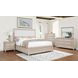 Pembroke Washed Oak and Cream Upholstered Panel Bedroom Set