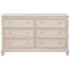 Pembroke Washed Oak and Cream Upholstered Panel Bedroom Set