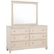 Pembroke Washed Oak and Cream Upholstered Panel Bedroom Set