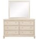 Pembroke Washed Oak and Cream Upholstered Panel Bedroom Set