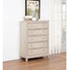 Pembroke Washed Oak 5 Drawer Chest