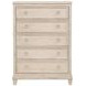 Pembroke Washed Oak and Cream Upholstered Panel Bedroom Set