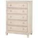 Pembroke Washed Oak and Cream Upholstered Panel Bedroom Set