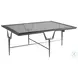 Signature Designs Antiqued Silver Leaf Voila Rectangular Cocktail Table