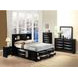 Ireland Black Full Storage Platform Bed