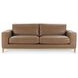 Donovan Burnished Tan Leather 94" Sofa