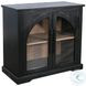 Wrenvale Natural Arched 4 Glass Door Storage Cabinet