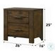 Merrilee Oak Nightstand