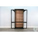 Wrenvale Natural Oak Grove Umbra 4 Glass Door Display Cabinet