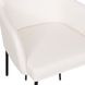 Sydney Cream Upholstered Arm Chair Set of 2