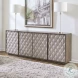 Prism Weathered Bark And Weathered Gray 82" TV Stand