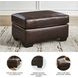 Santorine Dark Brown Ottoman