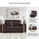 Santorine Dark Brown Loveseat