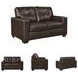 Santorine Dark Brown Loveseat