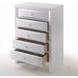 Ireland White 5 Drawer Chest