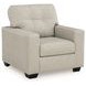 Santorine Bone Leather Living Room Set