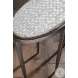 Signature Designs Troca Shell And Silver Foil Brilliante Spot Table