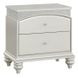 Maverick Platinum 2 Drawer Nightstand