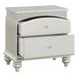 Maverick Platinum 2 Drawer Nightstand