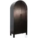 Golden Hearth Black 2 Door Arch Storage Cabinet