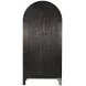 Golden Hearth Black 2 Door Arch Storage Cabinet