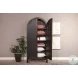Golden Hearth Black 2 Door Arch Storage Cabinet
