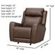 View Point Cafe Wall Hugger Recliner