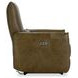 Thaya Earth Brown Leather Power Recliner with USB Charging