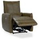 Thaya Earth Brown Leather Power Recliner with USB Charging