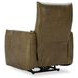 Thaya Earth Brown Leather Power Recliner with USB Charging