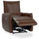 Thaya Antique Brown Leather Power Recliner with USB Charging
