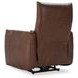 Thaya Antique Brown Leather Power Recliner with USB Charging