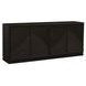 Bloomfield Satin Espresso 80" TV Stand