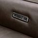 Conway Brown Leather 89" Power Reclining Sofa with USB Charging