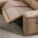 Branford Camel Leather 3 Piece Modular Power Reclining Sectional with USB Charging