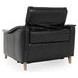 Cullman Black Leather Power Recliner