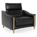Cullman Black Leather Power Recliner