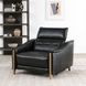 Cullman Black Leather Power Recliner