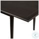 Harper Black Mango Veneer 104" Extendable Rectangular Dining Table