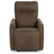 Vivica Toffee Leather Power Recliner with USB Charging