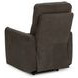 Vivica Dark Brown Leather Power Recliner with USB Charging
