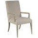 Madox Bianco Upholstered Arm Chair