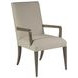 Madox Grigio Upholstered Arm Chair