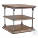 Larson Distressed Natural Brown End Table