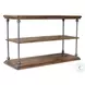 Larson Distressed Natural Brown Console Table