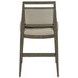 Nico Greige Upholstered Counter Height Stool