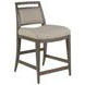 Nico Greige Upholstered Counter Height Stool