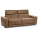 Kadon Tan Leather 85" Power Reclining Sofa with USB Charging