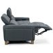 Alea Smoke Blue Leather 92" Power Reclining Sofa